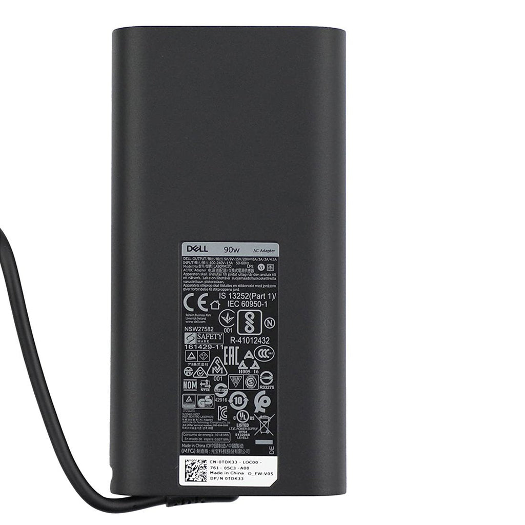 Dell Original 90W 20V USB Type C Pin Laptop Charger Adapter