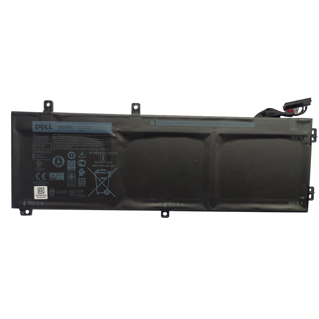 Dell Original Laptop Battery XPS 15 9560 9570 7590 56WHr 3 Cell