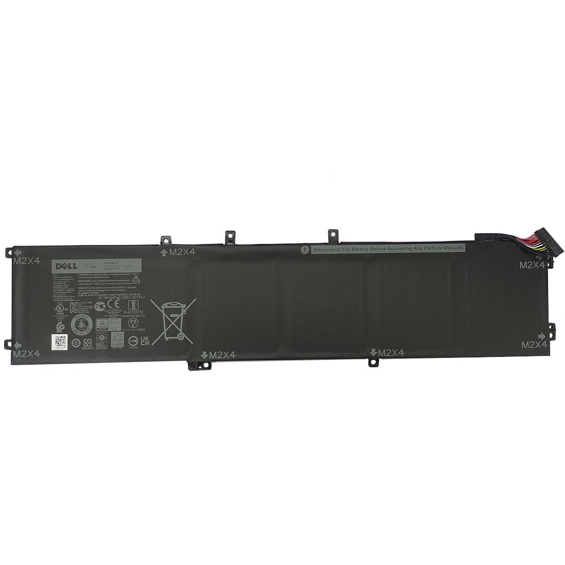 Dell Original 8083mAh 11.4V 97WHr 6 Cell Laptop Battery for Precision 5510 5520 5530 5540