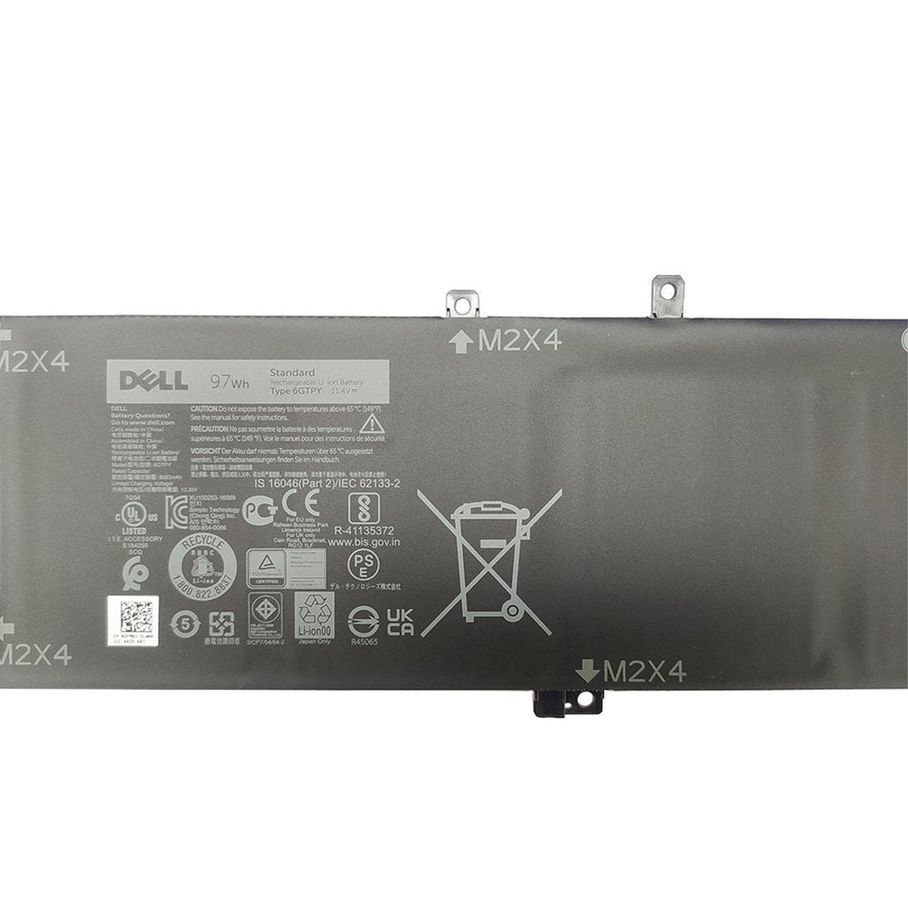Dell Original 8083mAh 11.4V 97WHr 6 Cell Laptop Battery for XPS 15 9570 9560 7590