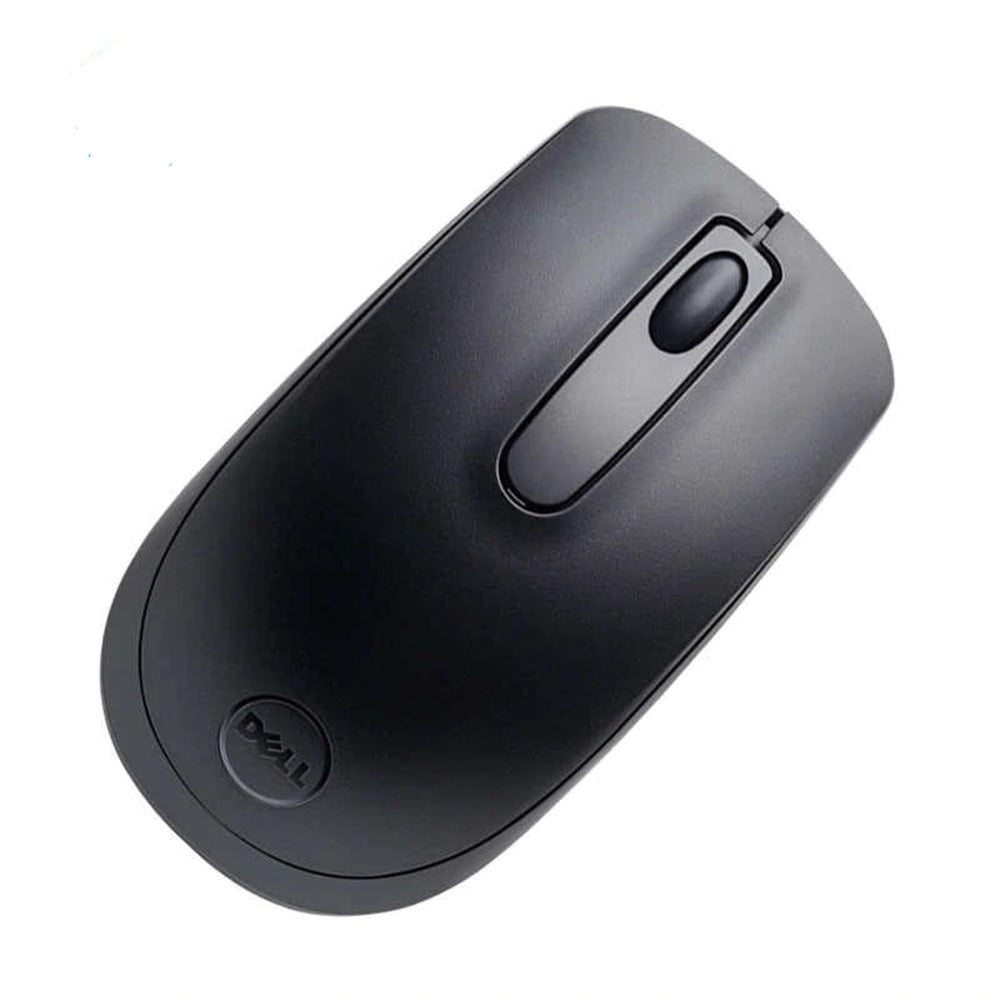 Dell WM118 1000DPI 2.4GHz Optical Ambidextrous Wireless Mouse - Black