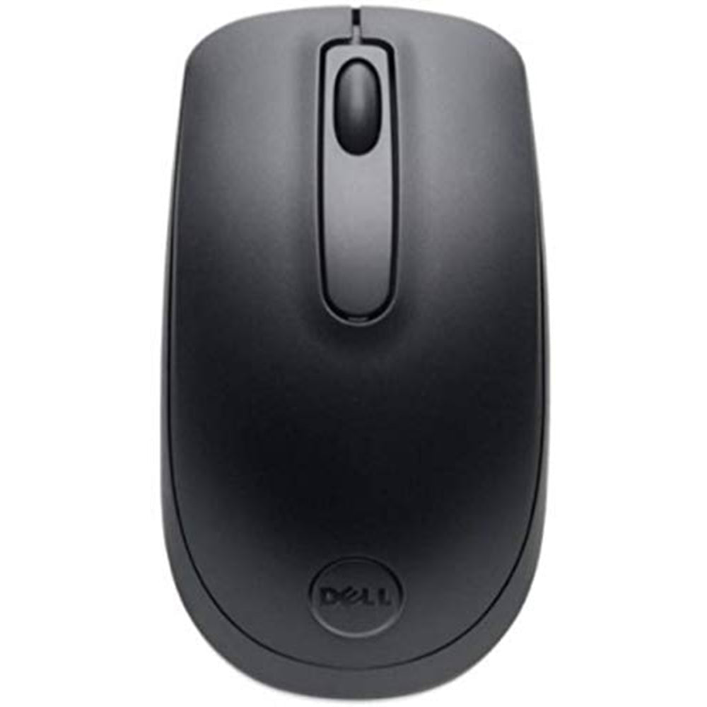 Dell WM118 1000DPI 2.4GHz Optical Ambidextrous Wireless Mouse - Black