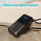 Mito Plus Mini 10000mAh Powerbank with Built-in Type-C Cable and 22.5W Fast Charging