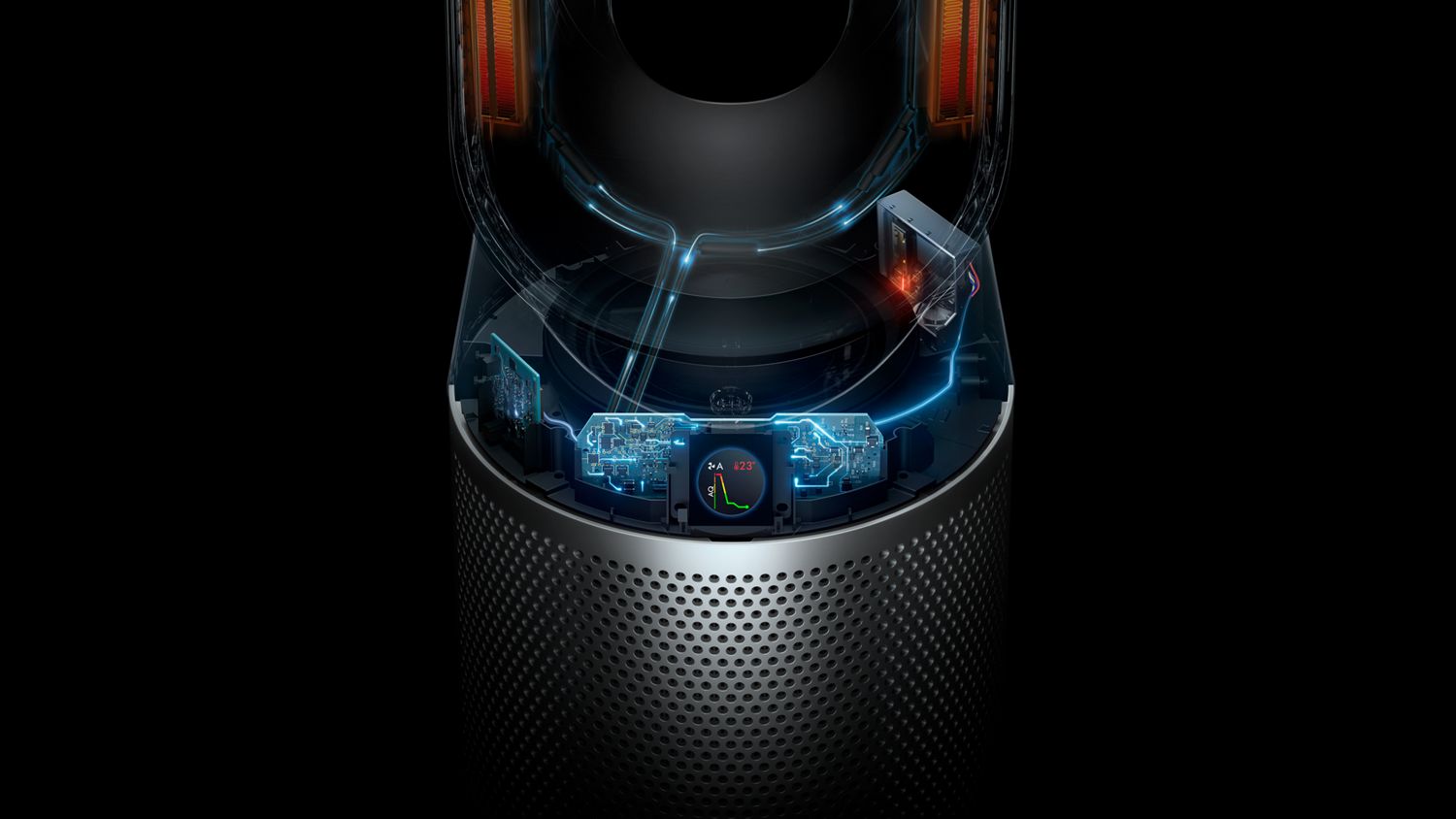 Dyson Purifier Hot+Cool (White/Silver) - HP07