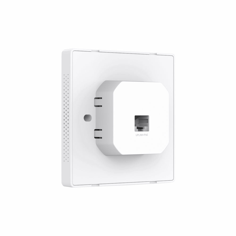 TP-Link N300 Omada EAP115-Wall 300Mbps Wireless N Wall-Plate Access Point - White