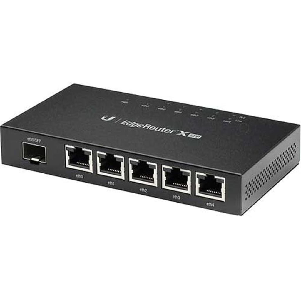 Ubiquiti ER-X EdgeRouter X Gigabit Router + 5-Port + 1 Gbps + Passive PoE Support