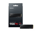 Samsung 9100 Pro 4TB NVMe M.2 2280 Internal Solid State Drive with Heatsink - Black