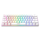 Gamdias Hermes E3 RGB Mechanical White Gaming Keyboard Blue Switch with 19 Built-in Lighting Effects Certified Optical Switches and N-Key Rollover & Anti-Ghosting Functionality