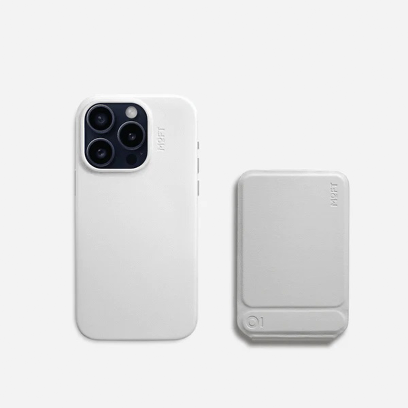 Moft Snap Phone Tripod Stand - Compatible Models: iPhone 12/13/14/15/16/17 series (Plus/Pro/Pro Max) and MagSafe-compatible cases. Works with non-MagSafe phones using the included metal ring.