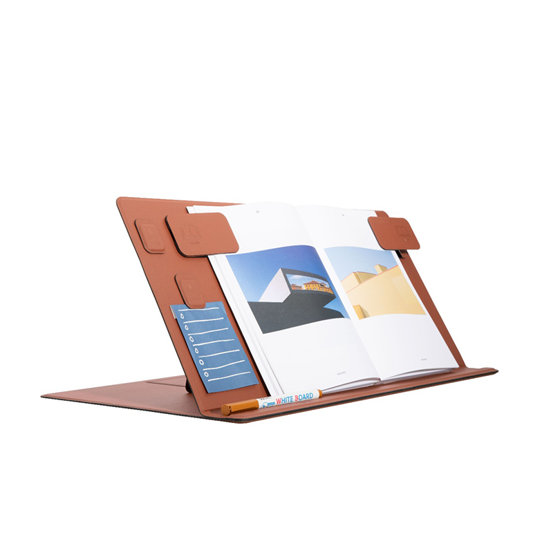 MOFT Smart Desk - Desk Mat with Wrist Rest + Magsafe Wireless Charger and Magsafe Sticker + Memo and Book Holder + Cable Organiser + Tablet Holder