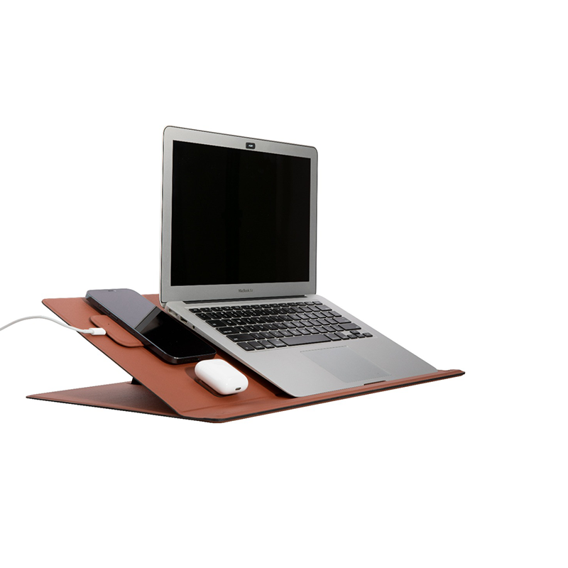 MOFT Smart Desk - Desk Mat with Wrist Rest + Magsafe Wireless Charger and Magsafe Sticker + Memo and Book Holder + Cable Organiser + Tablet Holder