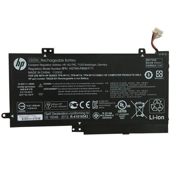 HP LE03XL Original OEM 48Whr 4212mAh 11.4V 3 Cell Laptop Battery