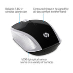 HP Wireless Optical Mouse 200 (Pike Silver)