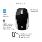 HP Wireless Optical Mouse 200 (Pike Silver)