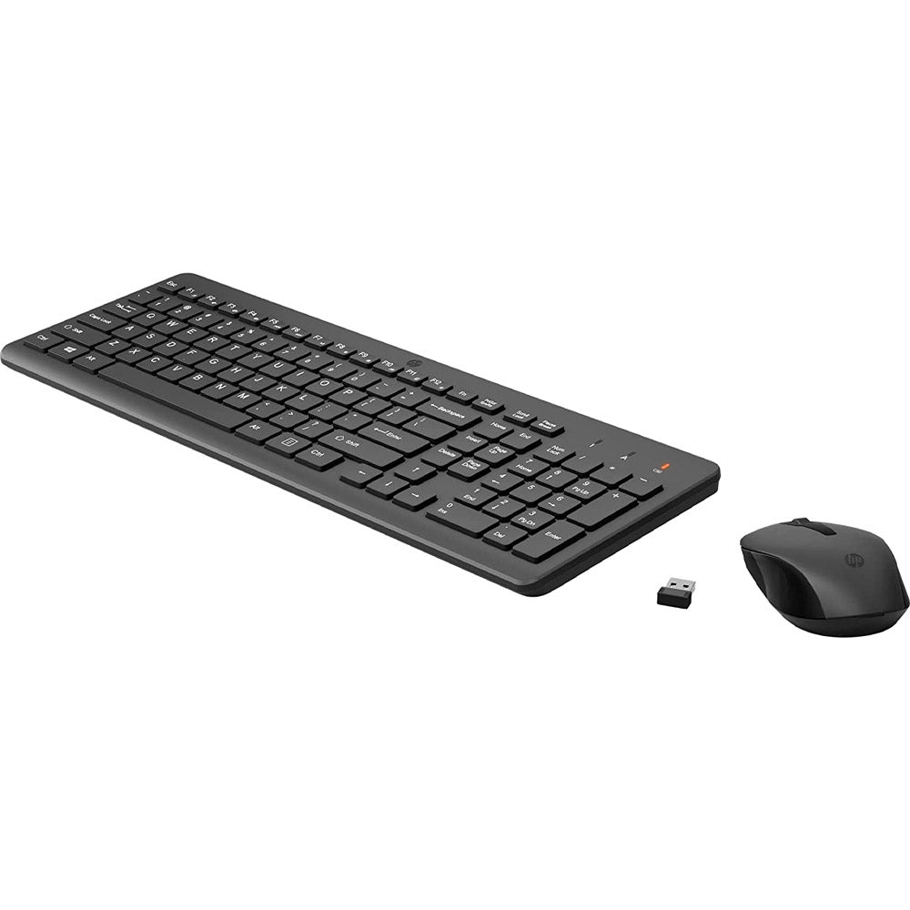 HP 330 Wireless Keyboard and Optical Mouse Ultra Slim Combo with LED Indicators