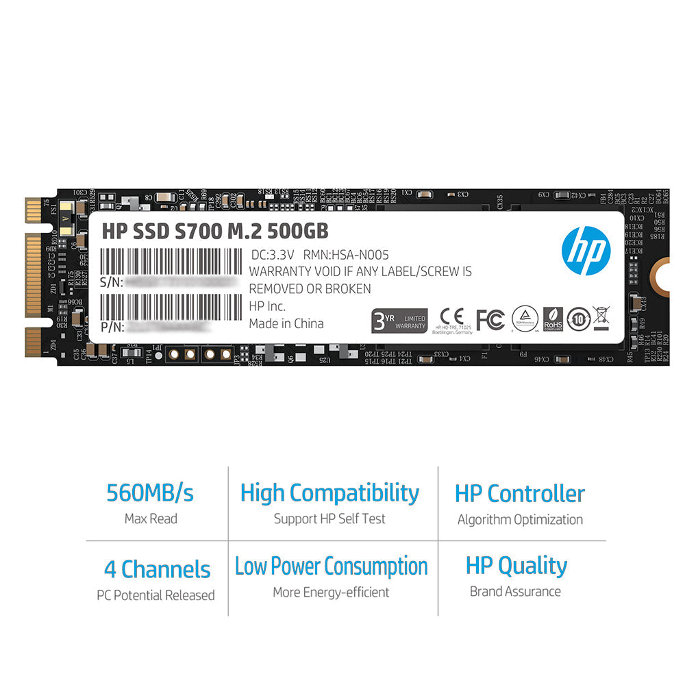 HP S700 M.2 500GB Internal Solid State Drive