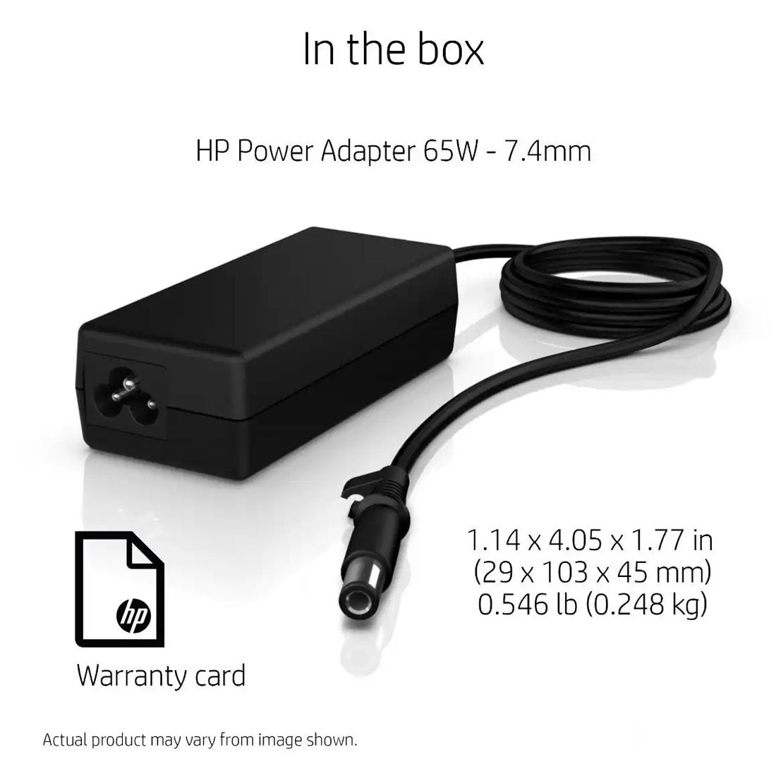 HP Original OEM 65W 7.4mm Big Pin 19.5V 3.33A Laptop Charger Adapter