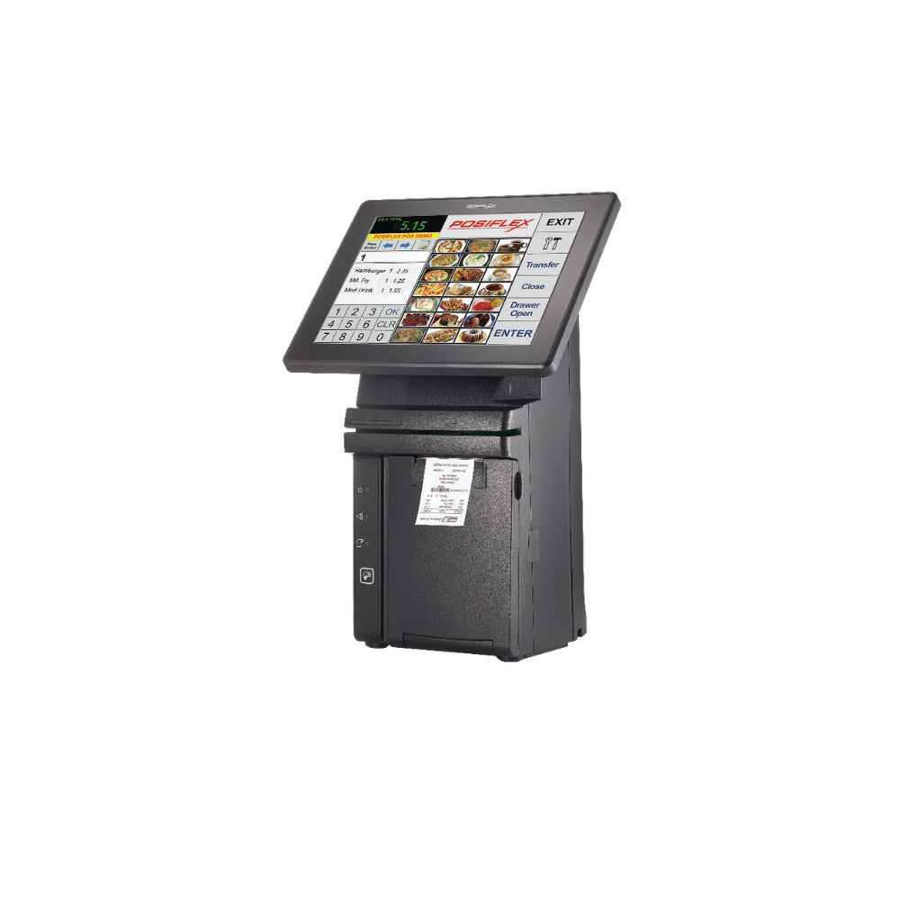 Posiflex HS-2414W-3A – 14" Touch POS, 4GB RAM, 128GB SSD, Built-in 3" Printer, No OS, 1 Year Onsite Warranty