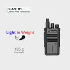 Himalayan Walkie Talkie Blaze M1 – PMR Lic-Free 446 MHz, Long-Range, Rugged Design