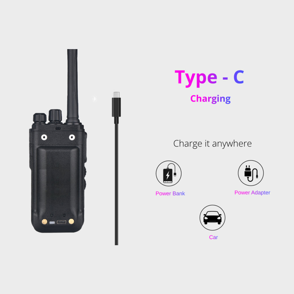 Himalayan Walkie Talkie Blaze X1 – PMR Lic-Free 446 MHz, Long-Range, Durable Design