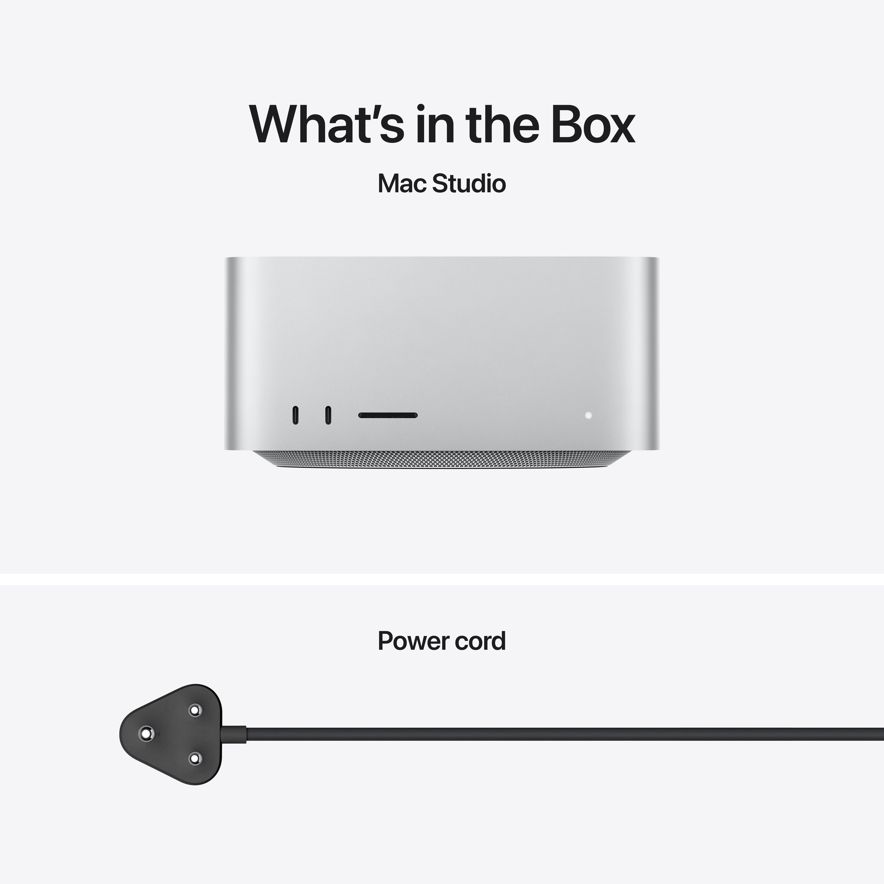 Mac Studio: Apple M3 Ultra chip with 28‑core CPU, 60‑core GPU