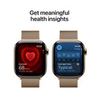 Apple Watch Series 11 Gold Titanium Case with Gold Milanese Loop