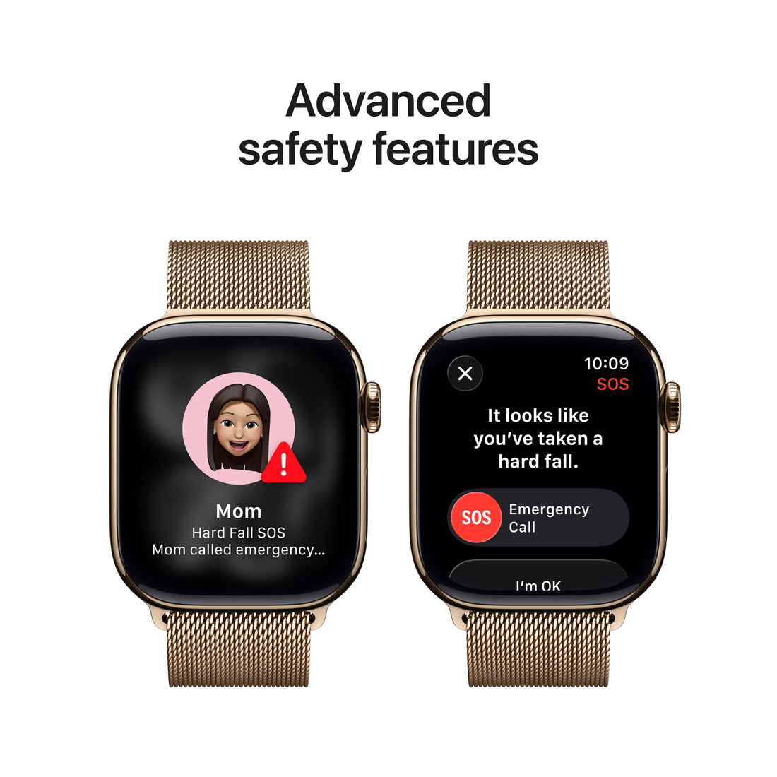 Apple Watch Series 11 Gold Titanium Case with Gold Milanese Loop