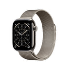 Apple Watch Series 11 Natural Titanium Case with Natural Milanese Loop