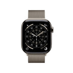 Apple Watch Series 11 Natural Titanium Case with Natural Milanese Loop