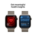 Apple Watch Series 11 Natural Titanium Case with Natural Milanese Loop