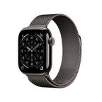 Apple Watch Series 11 Slate Titanium Case with Slate Milanese Loop