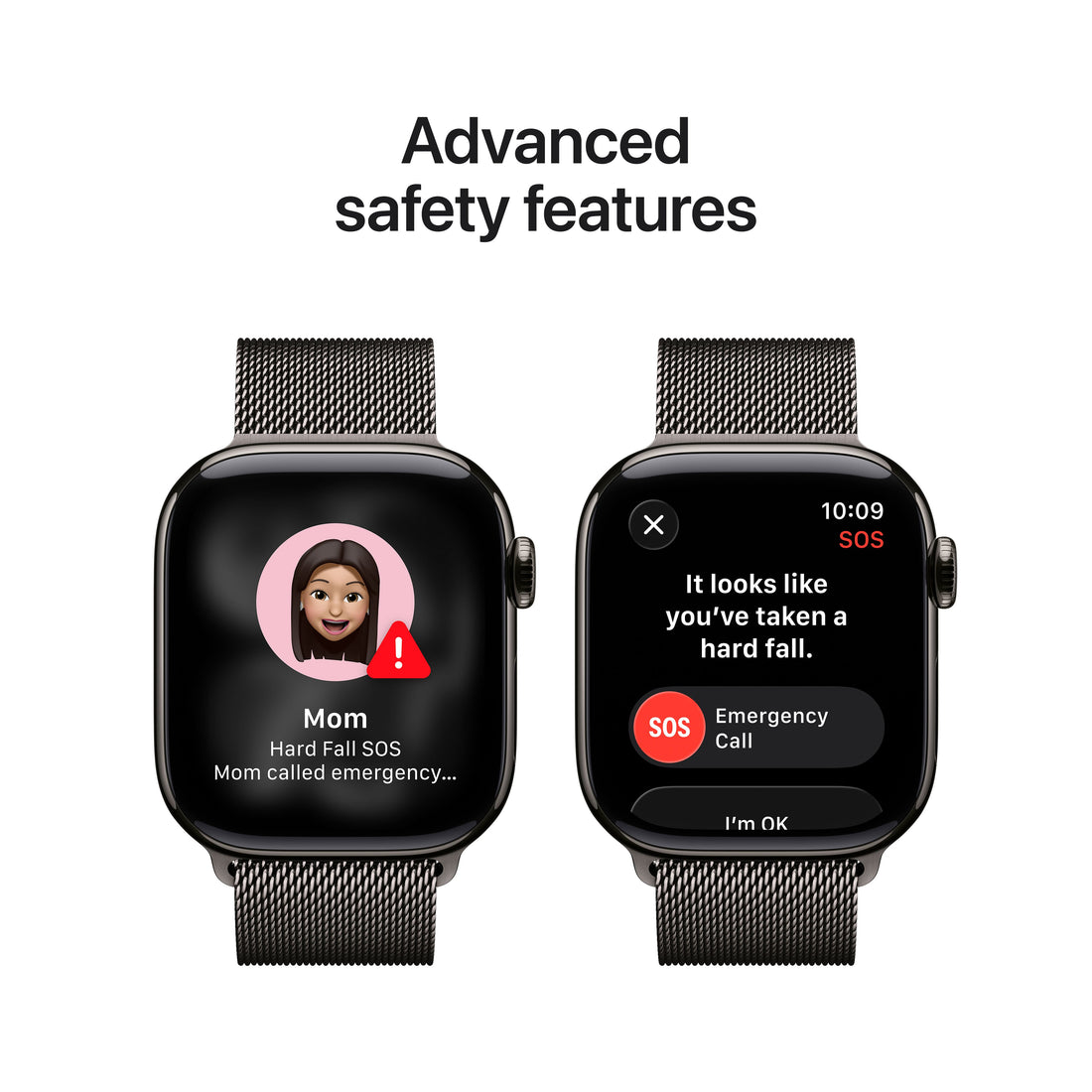 Apple Watch Series 11 Slate Titanium Case with Slate Milanese Loop