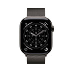 Apple Watch Series 11 Slate Titanium Case with Slate Milanese Loop
