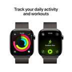 Apple Watch Series 11 Slate Titanium Case with Slate Milanese Loop