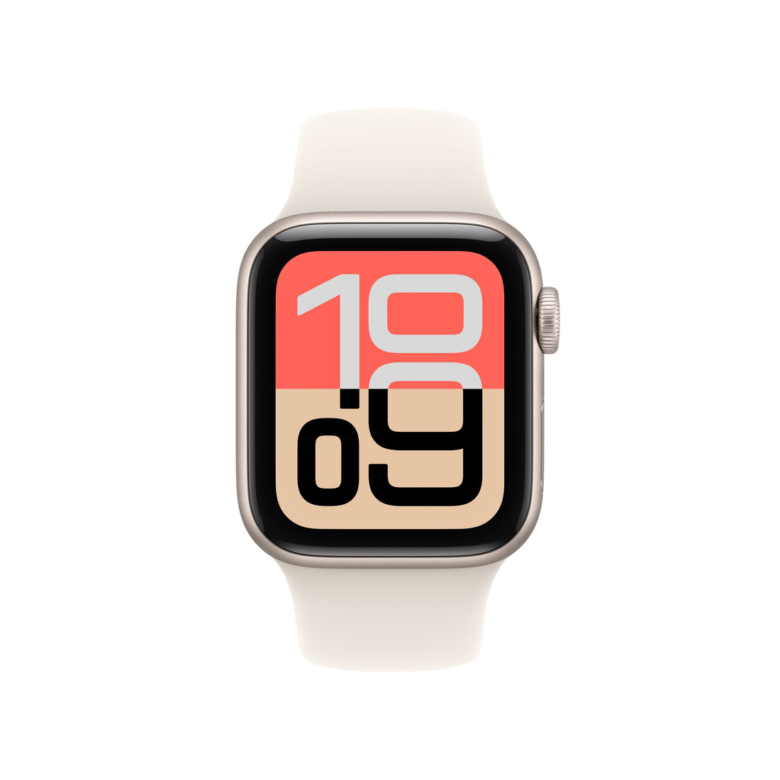 Apple Watch SE Starlight Aluminium Case with Starlight Sport Band