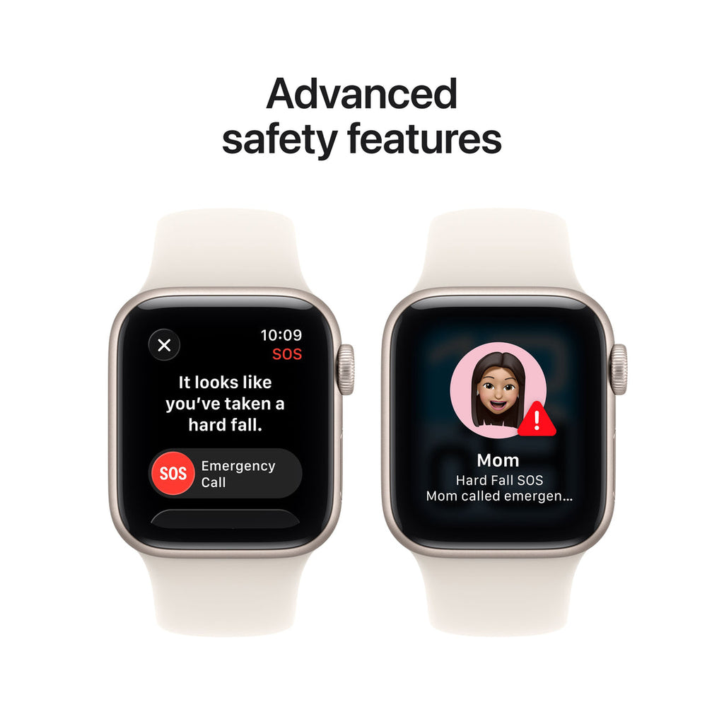 Apple Watch SE Starlight Aluminium Case with Starlight Sport Band