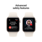 Apple Watch SE Starlight Aluminium Case with Starlight Sport Band