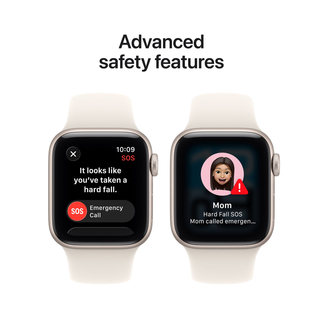 Apple Watch SE Starlight Aluminium Case with Starlight Sport Band