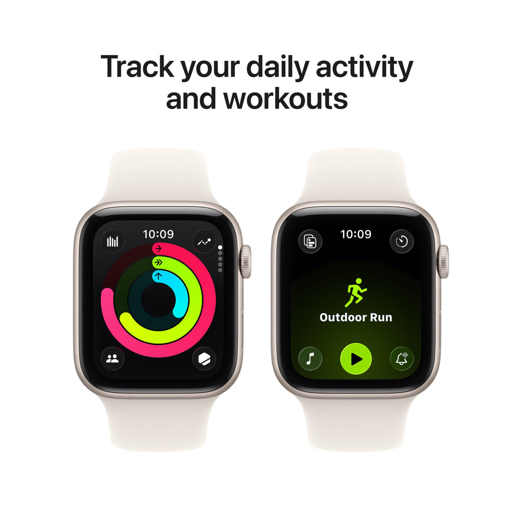 2025 Apple Watch SE Starlight Sport Band - Aluminum (3rd generation)
