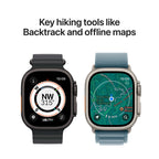 Apple Watch Ultra 3 Black Titanium Case with Alpine Loop -  Black