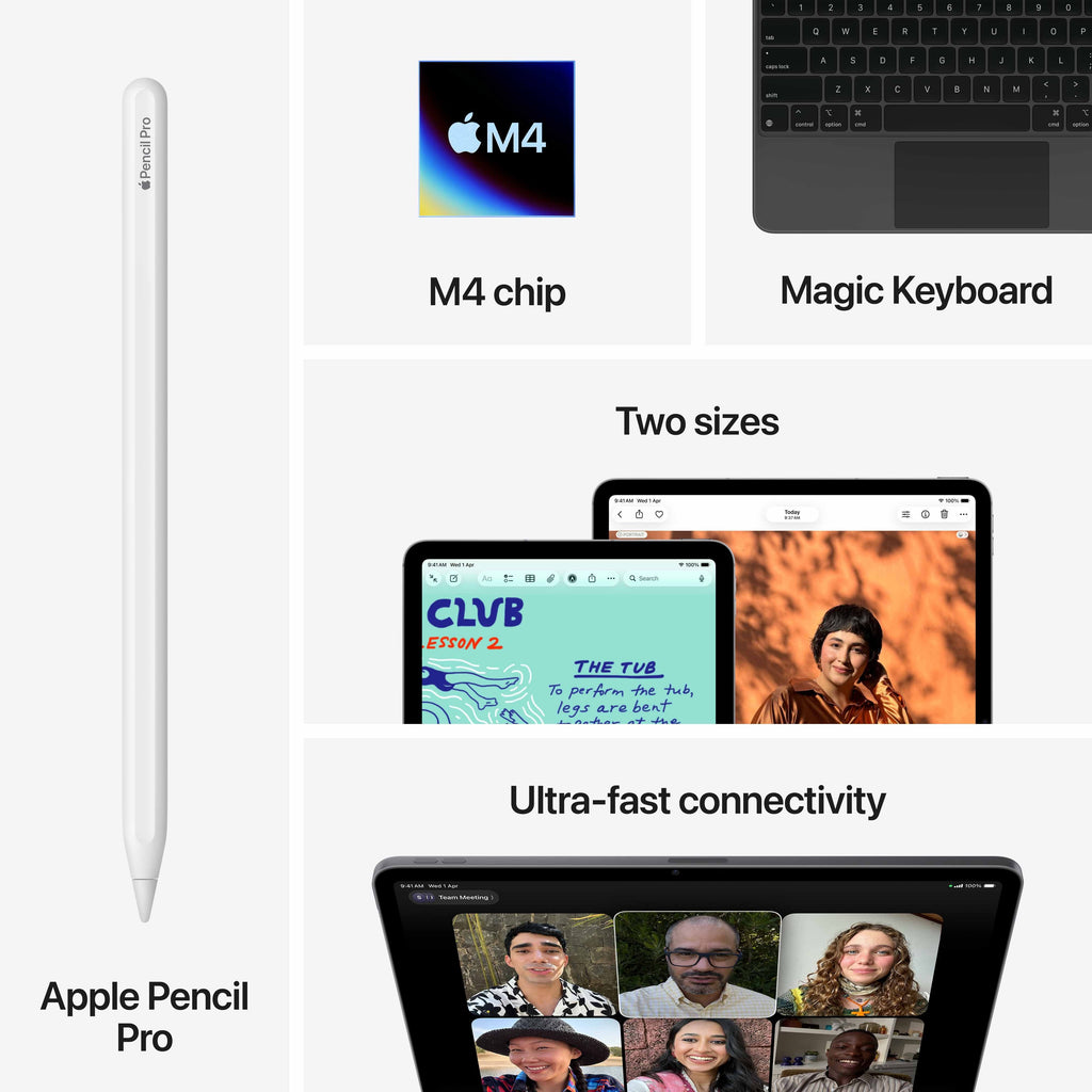 11-inch iPad Air Wi-Fi + Cellular 256GB - Space Grey (M4) -MH7D4HN/A