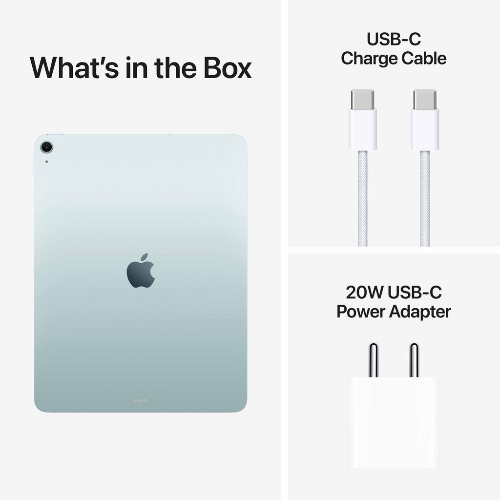 13-inch iPad Air Wi-Fi 128GB - Blue (M4) -MH5P4HN/A