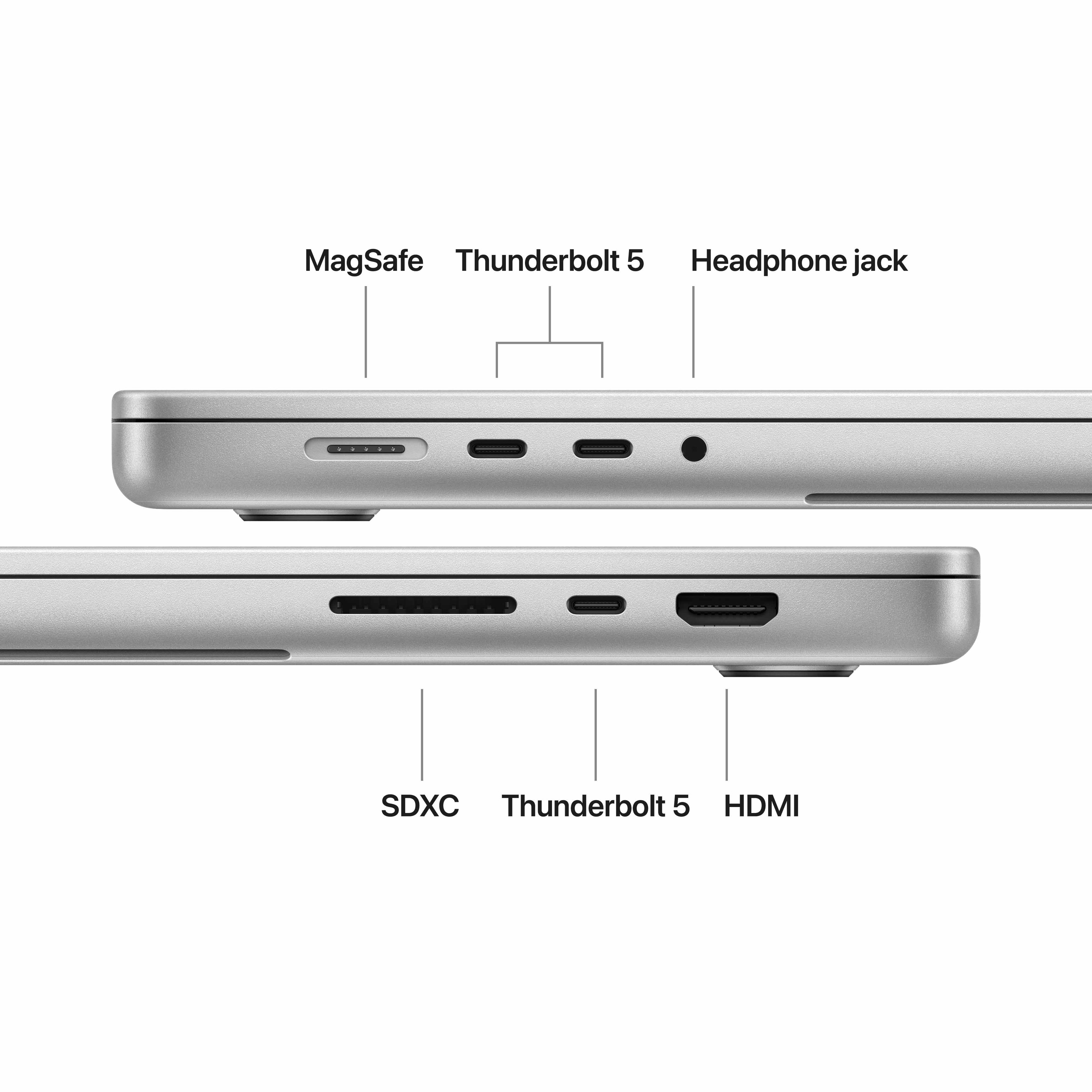 16-inch MacBook Pro: Apple M5 Pro chip with 18-core CPU and 20-core GPU, 1TB SSD - Silver