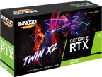 INNO3D Nvidia GEFORCE RTX 3050 TWIN X2 6GB GDDR6 PCI-E 4.0 96-Bit Graphics Card