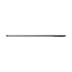 Black car wiper blade on a white background