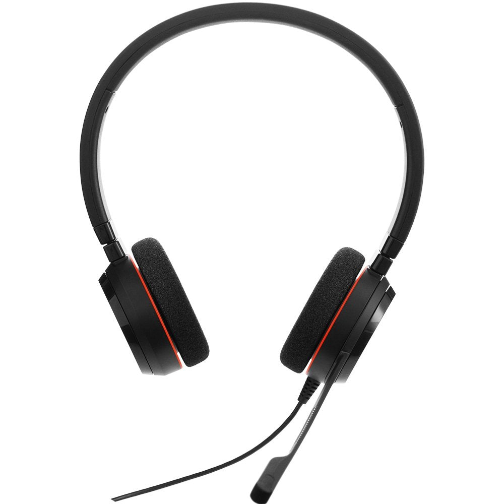 Jabra Evolve 20SE USB-A Wired On-Ear Headset with Microphone and Media Controls