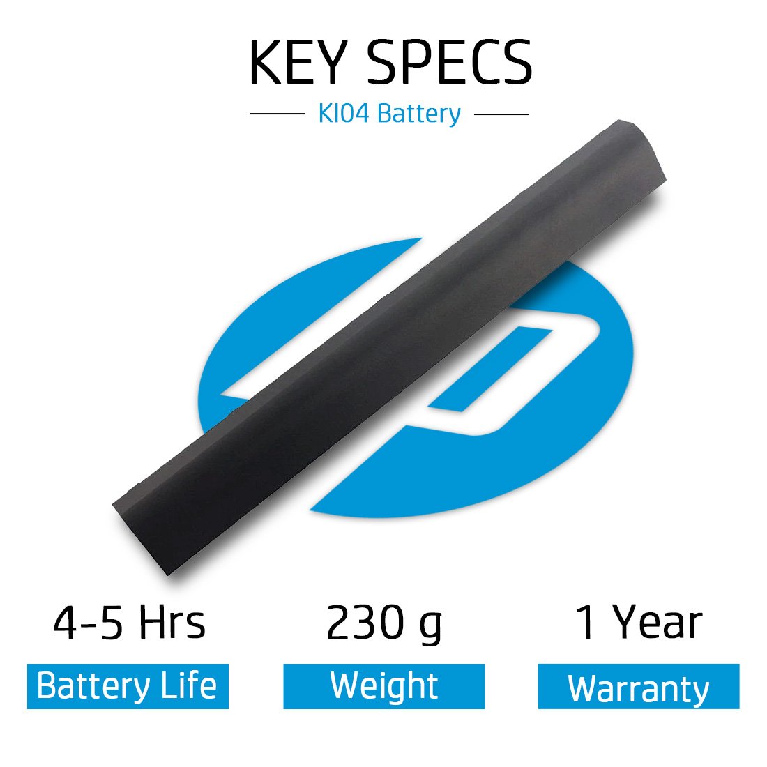 HP Original 2200mAh 14.8V 33WHr 4 Cell Laptop Battery for Pavilion Gaming 15 Series