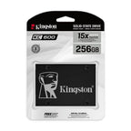Kingston KC600 256GB 2.5 inch Internal Solid State Drive with 3D TLC NAND and SATA Rev 3.0