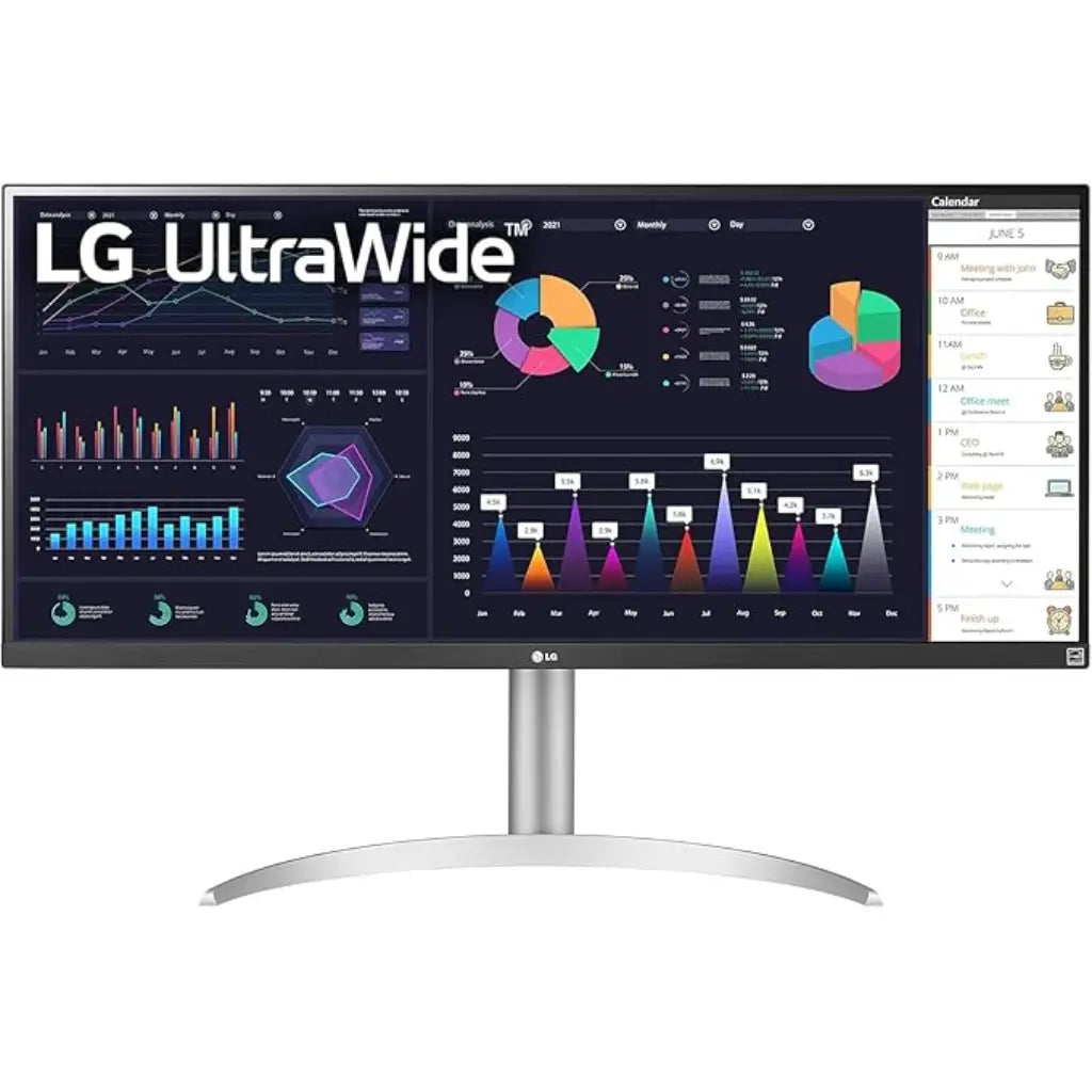 LG 34WQ650-W 34" 100Hz UltraWide Full HD IPS Monitor USB-C HDR10-White