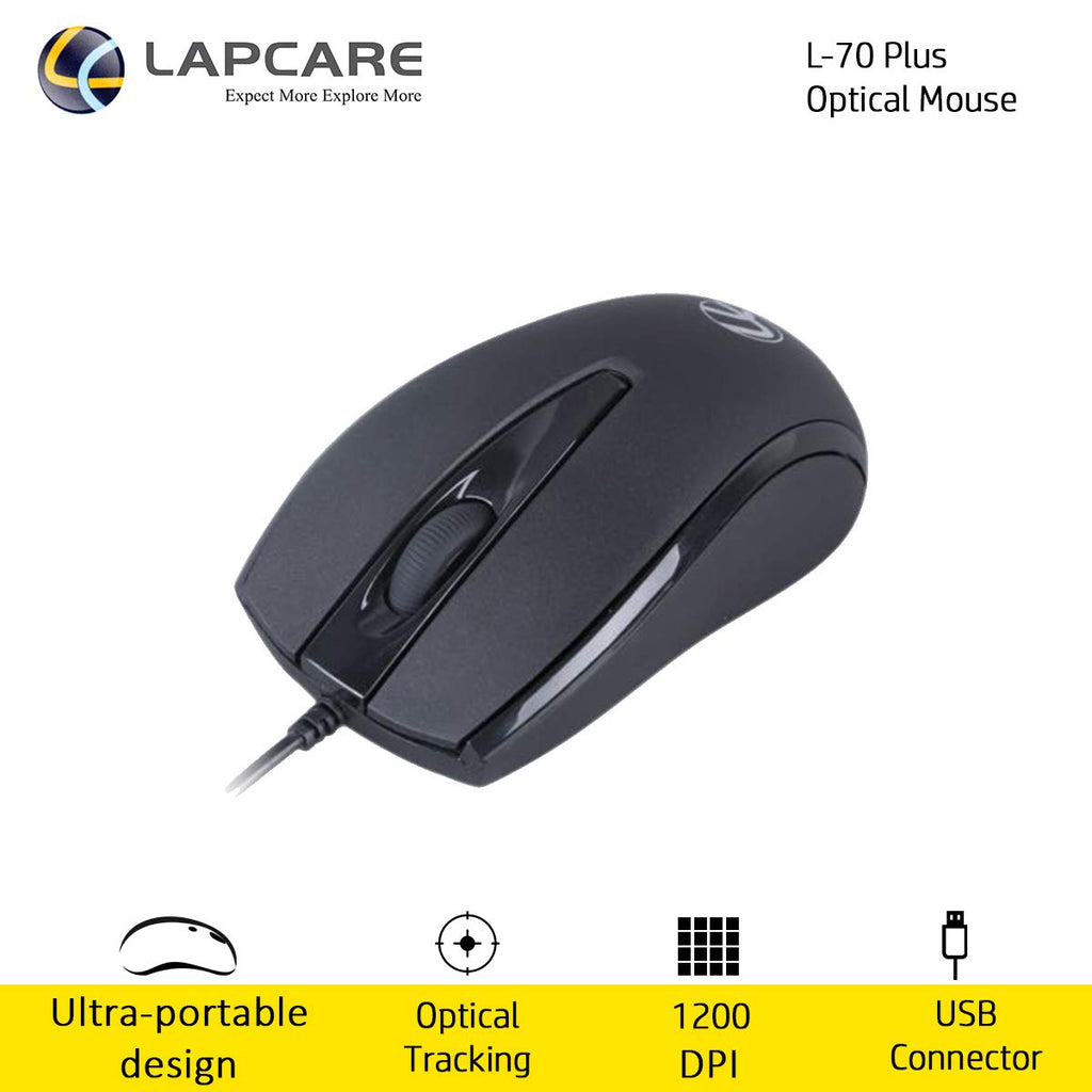 [RePacked] Lapcare L-70 Plus Wired Optical Mouse